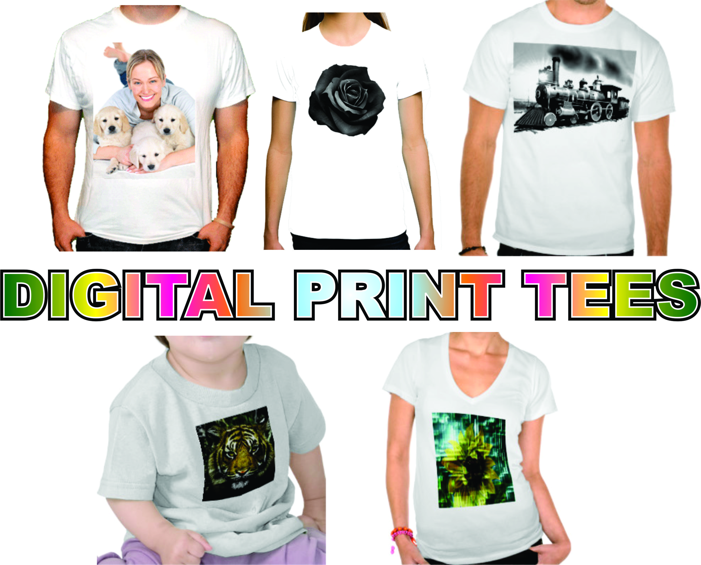 digital print tees